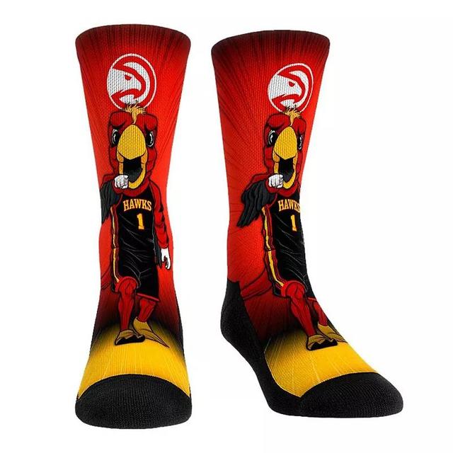 Rock Em Socks Atlanta Hawks Mascot Pump Up Crew Socks, Mens Product Image