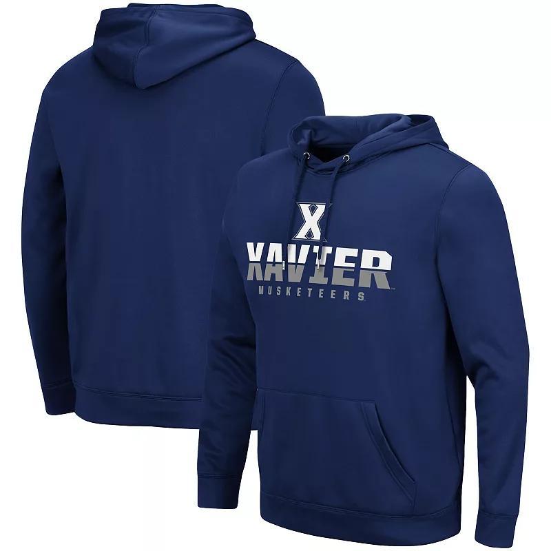 Mens Colosseum Navy Xavier Musketeers Lantern Pullover Hoodie Xav Blue Product Image