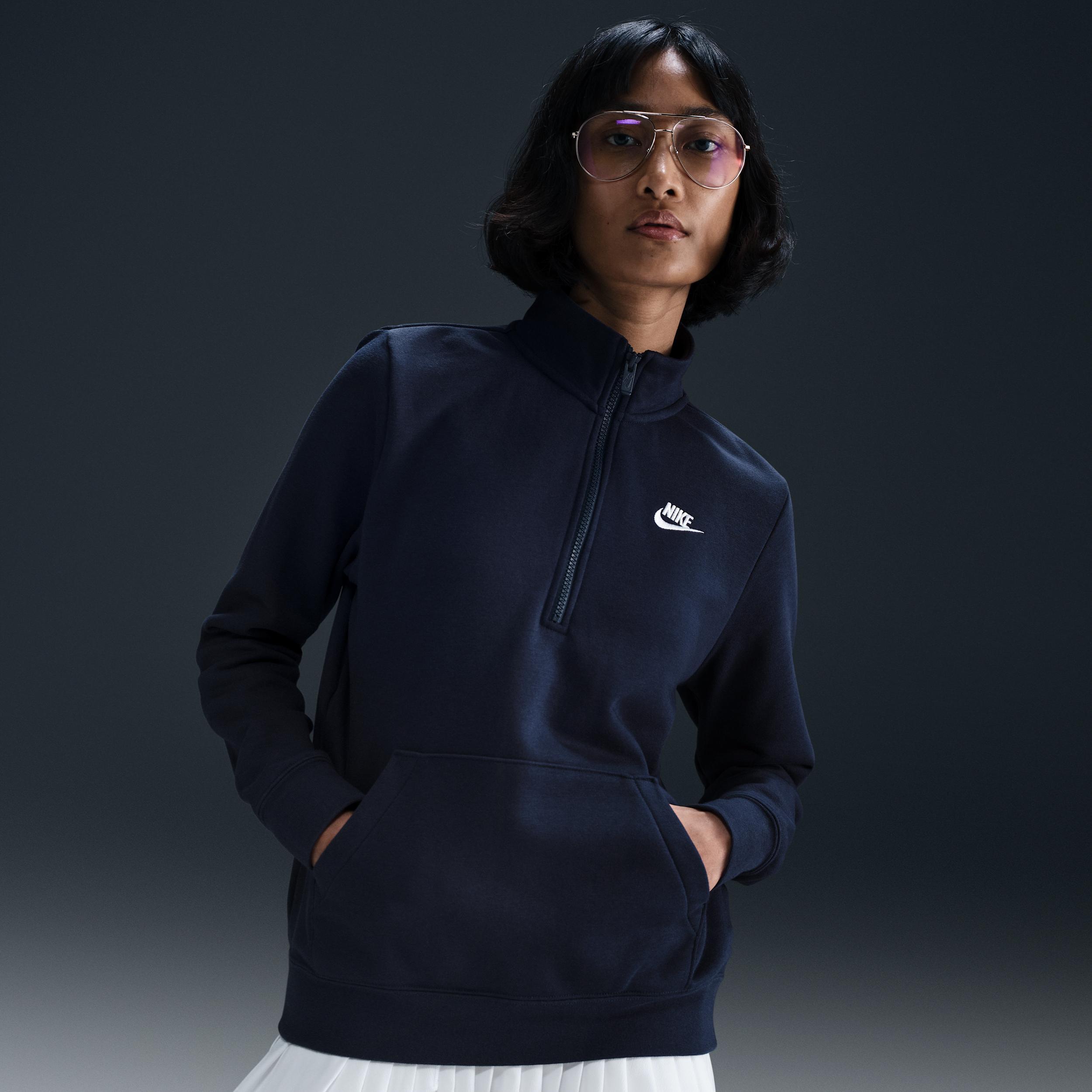 Women's Nike Sportswear Club Fleece 1/2-Zip Sweatshirt Product Image