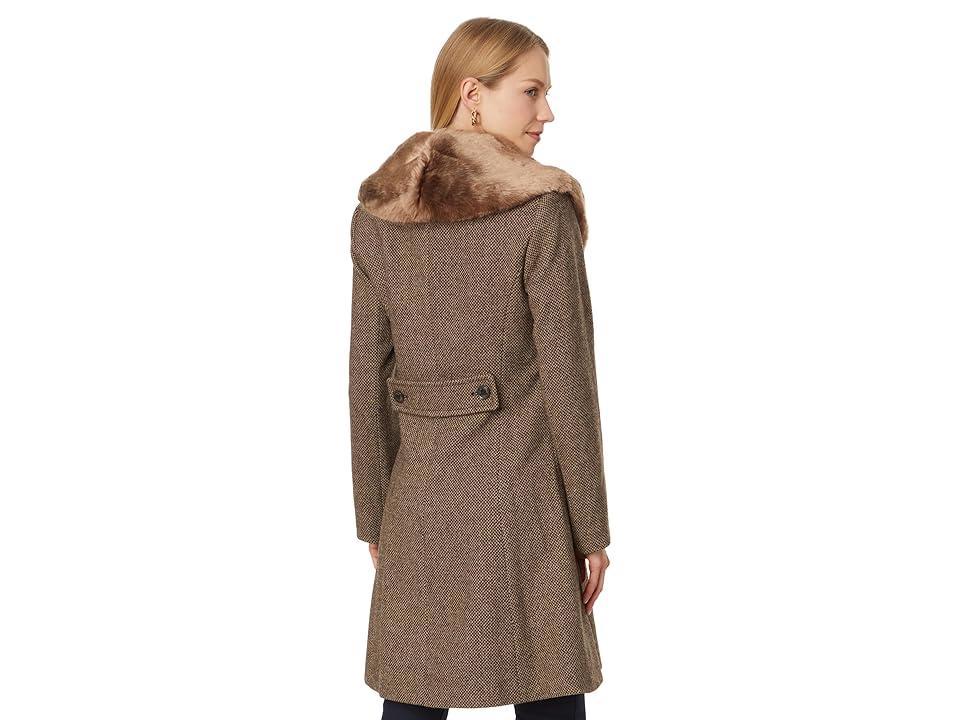 Lauren Ralph Lauren Sb Wool W Ff Clr (Broken Twill) Women's Coat Product Image