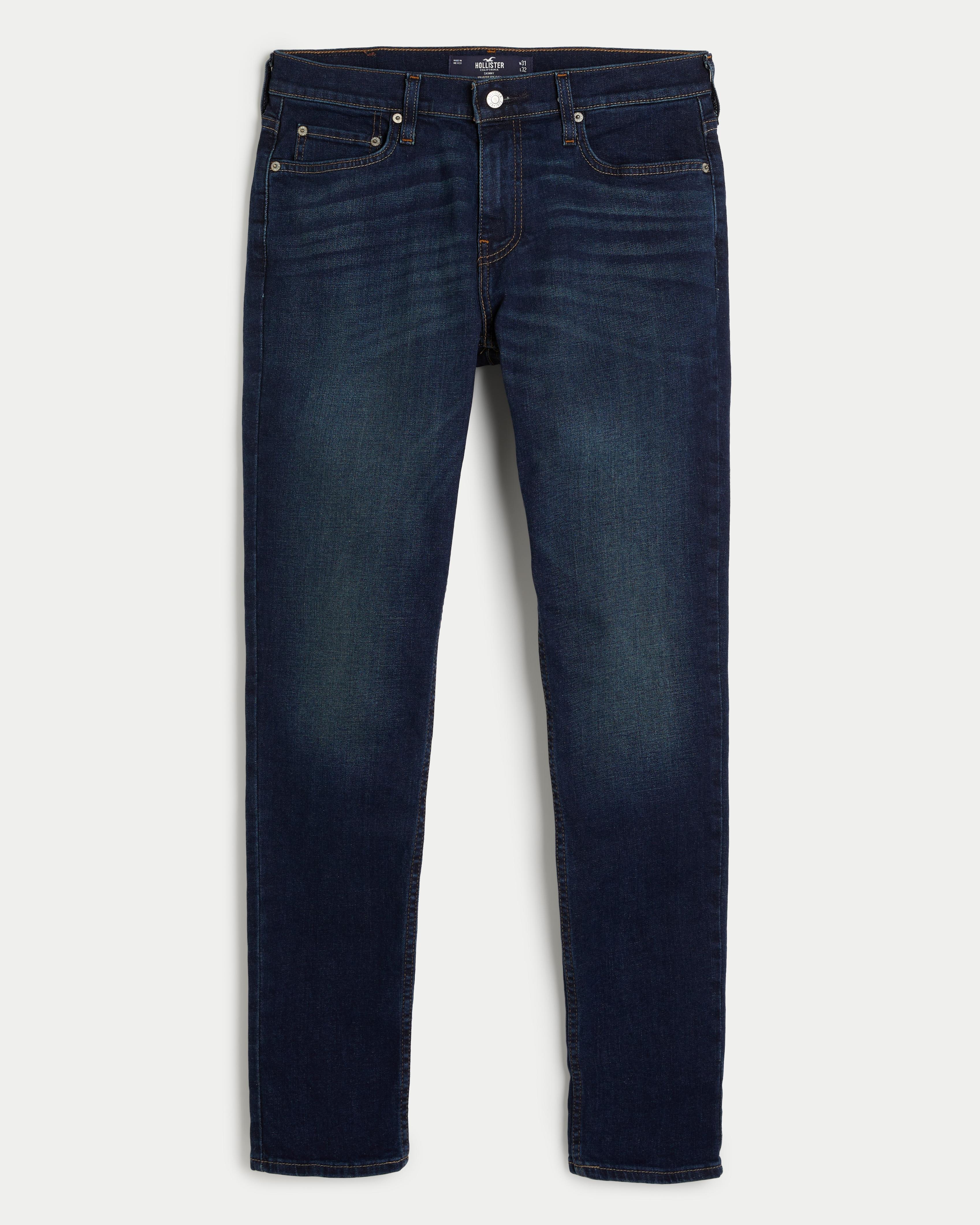 Dark Wash Skinny Jeans Product Image