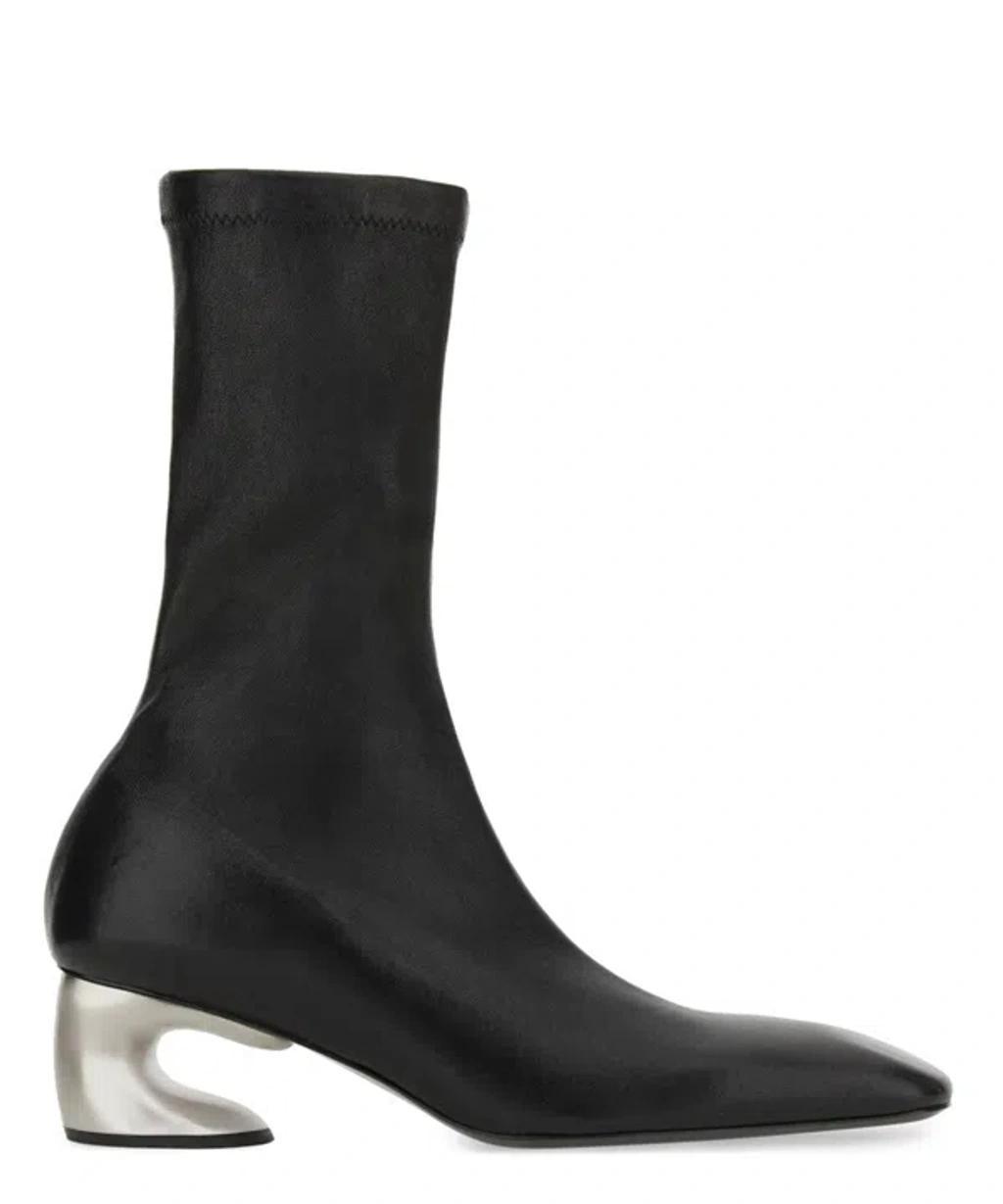 Leather Boot In Black Product Image