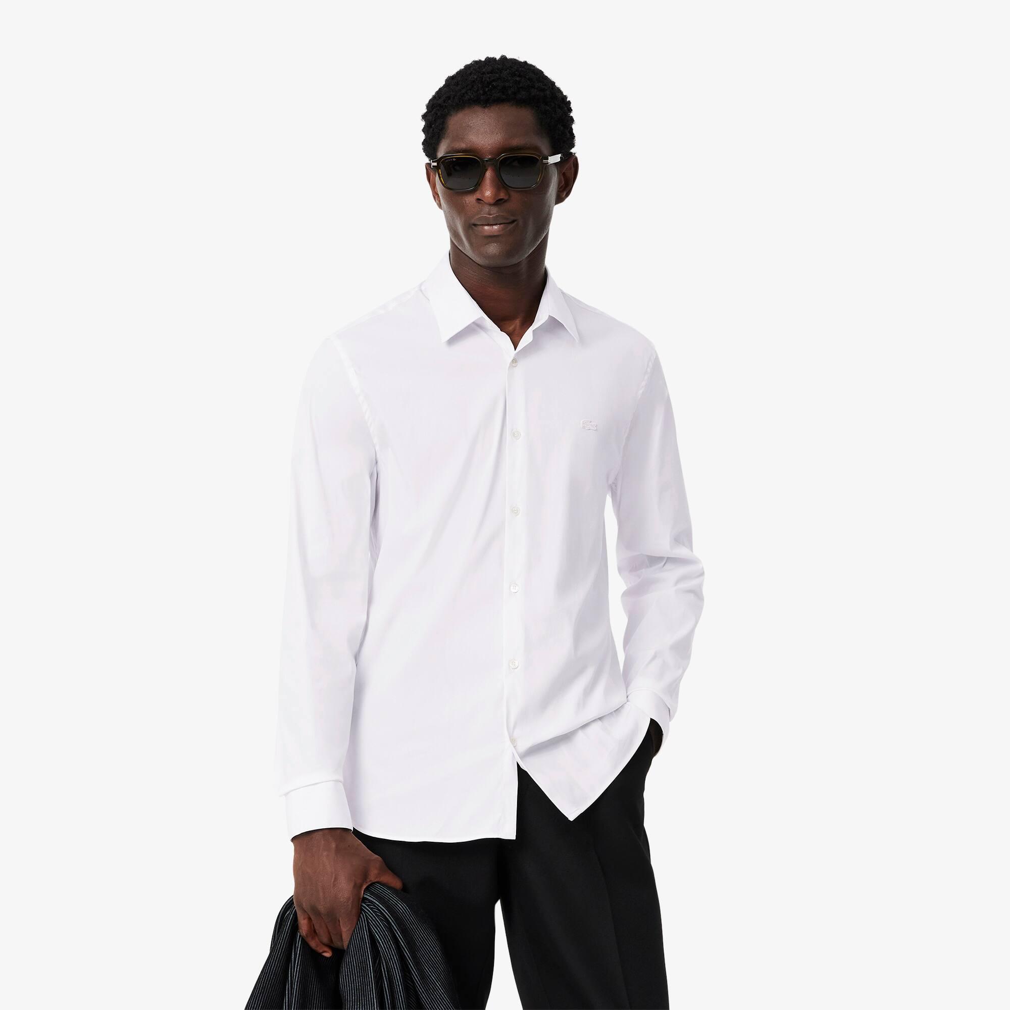 Slim Fit Stretch Poplin Shirt Product Image