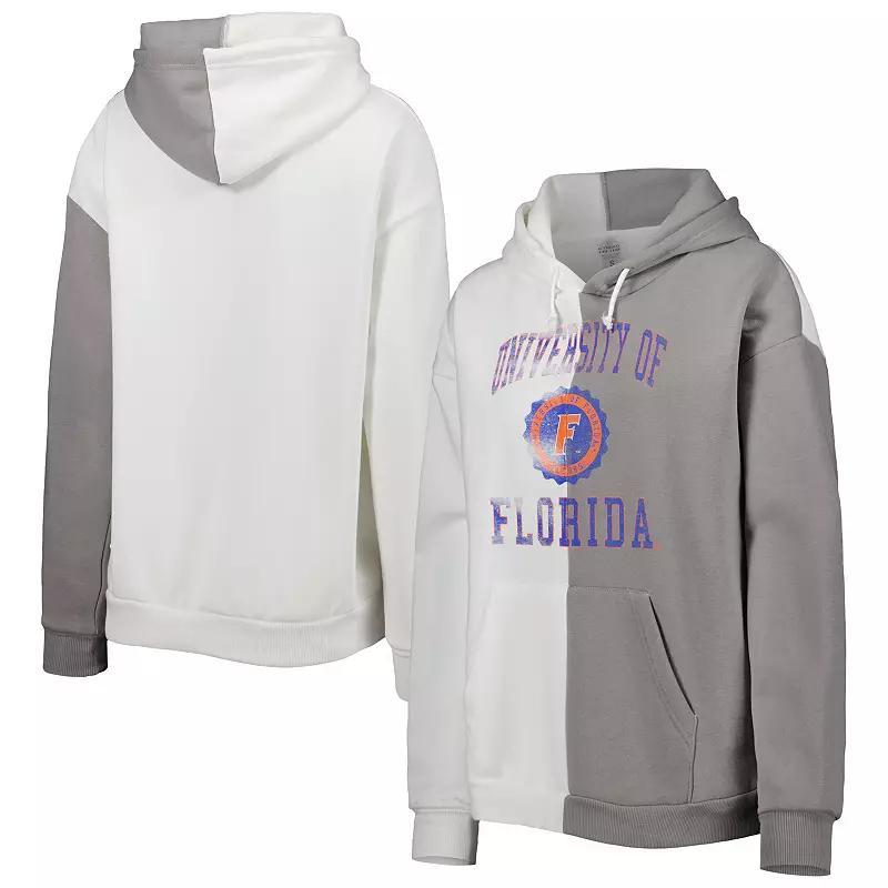 Womens Gameday Couture Gray Florida Gators Split Pullover Hoodie Product Image