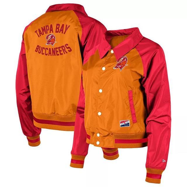 Womens New Era Cleveland Browns Coaches Raglan Full-Snap Jacket Product Image