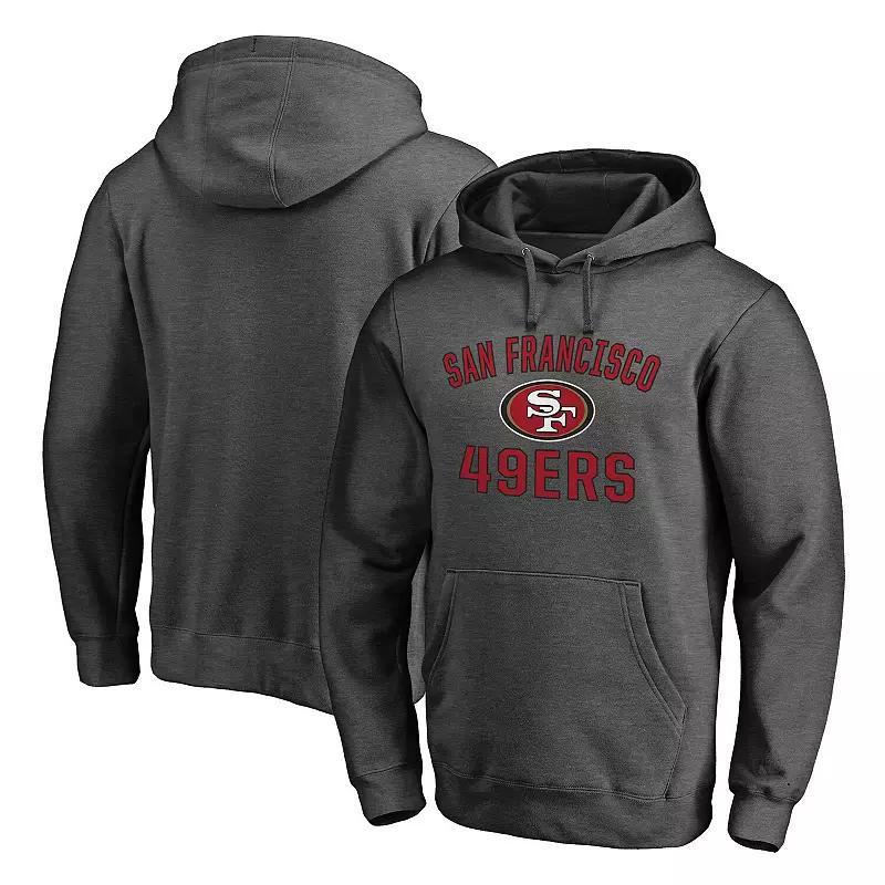 Mens Fanatics Branded Heathered Charcoal San Francisco 49ers Victory Arch Team Pullover Hoodie Product Image