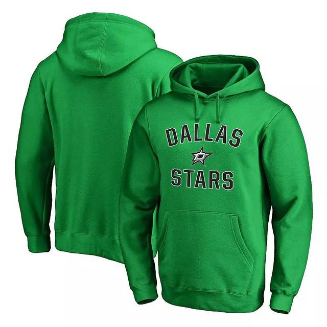 Mens Fanatics Branded Kelly Green Dallas Stars Team Victory Arch Pullover Hoodie Product Image