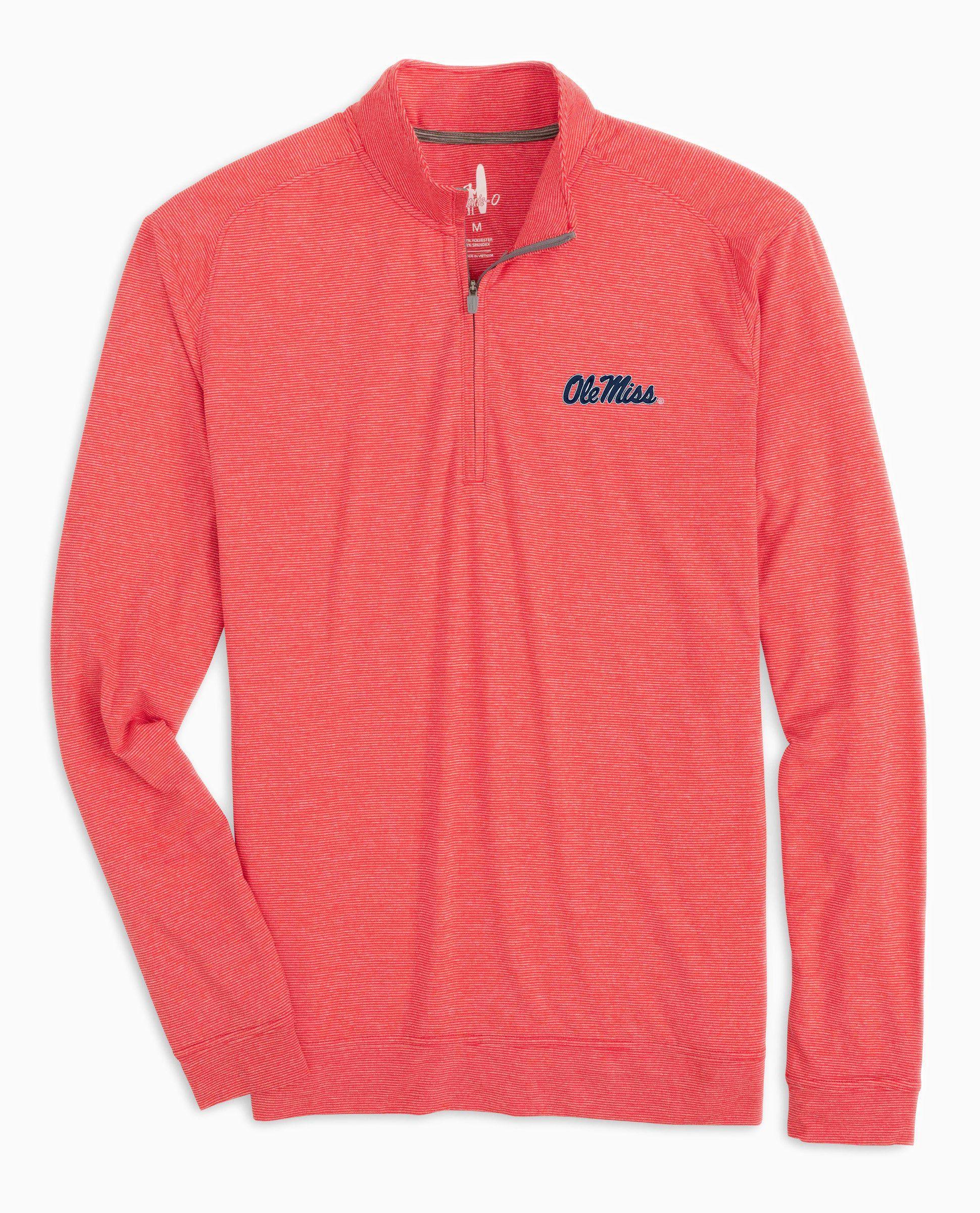 Texas Vaughn Striped Performance 1/4 Zip Product Image