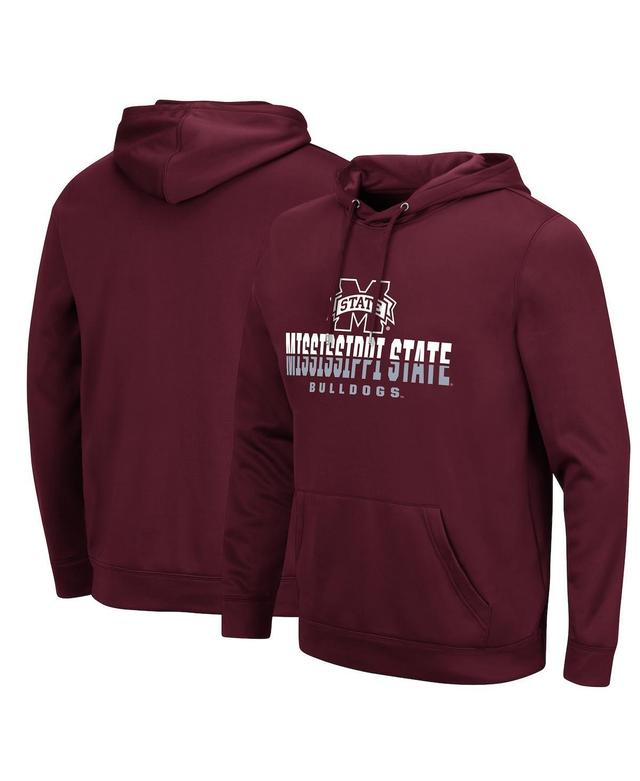 Mens Colosseum Maroon Mississippi State Bulldogs Lantern Pullover Hoodie Product Image