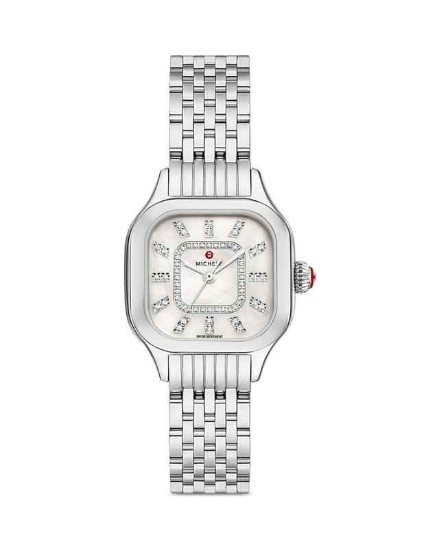 MICHELE Meggie Diamond Dial Watch Head & Bracelet, 29mm Product Image