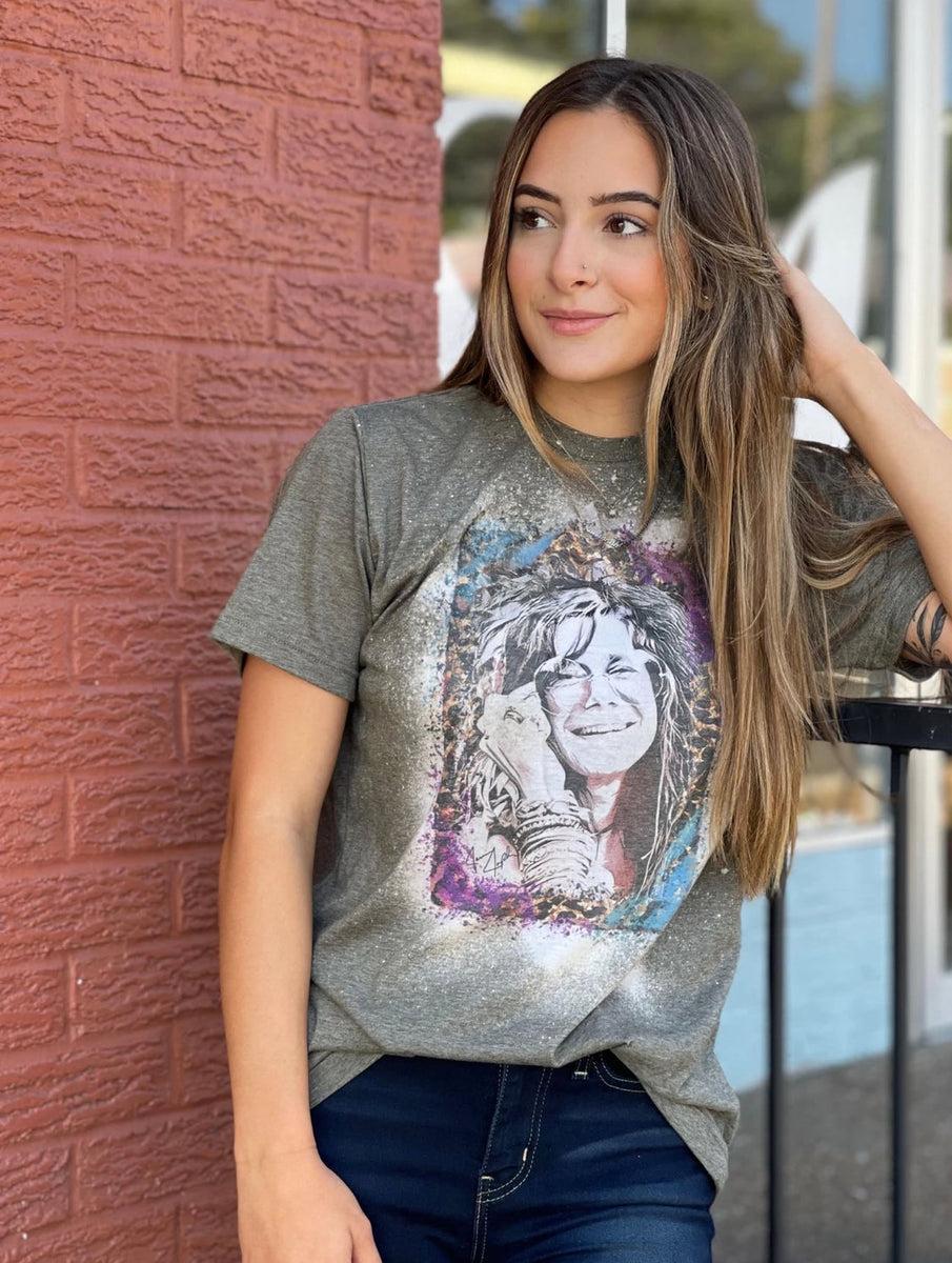 Janis Joplin Graphic T-Shirt Product Image