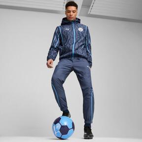 PUMA Manchester City Pre-Match Men's Woven Jacket in Inky Blue/Team Light Blue Product Image