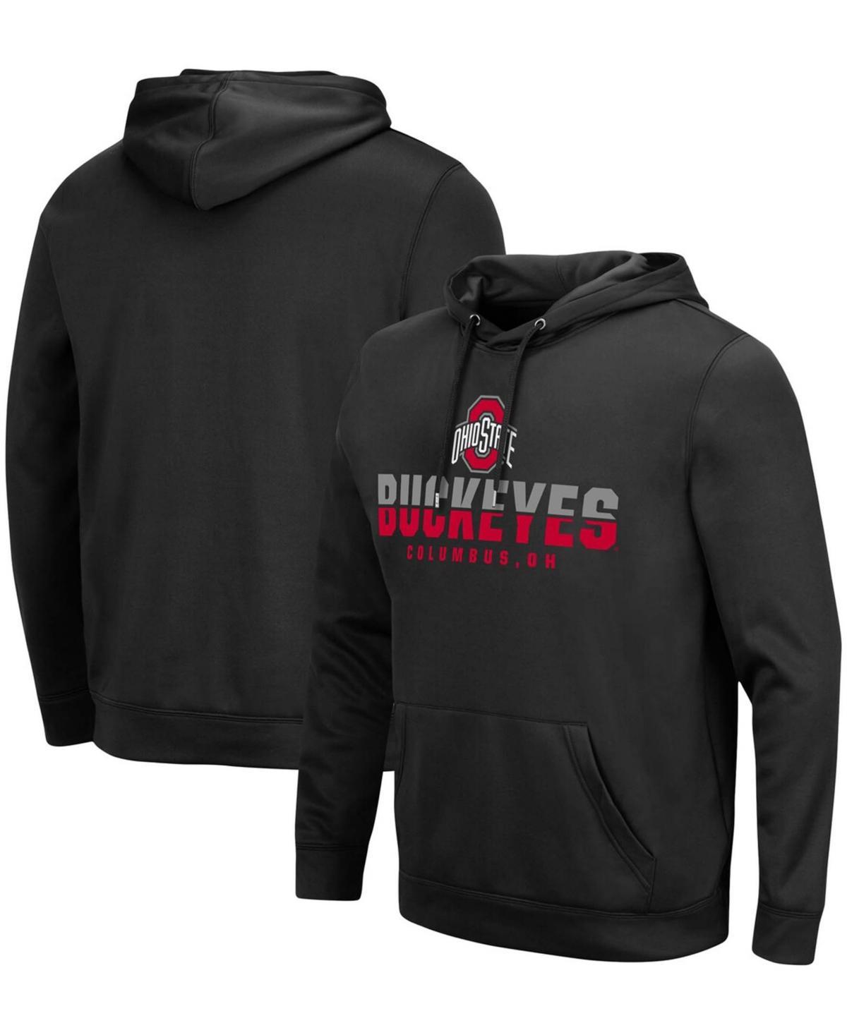 Mens Colosseum Black Ohio State Buckeyes Lantern Pullover Hoodie Product Image