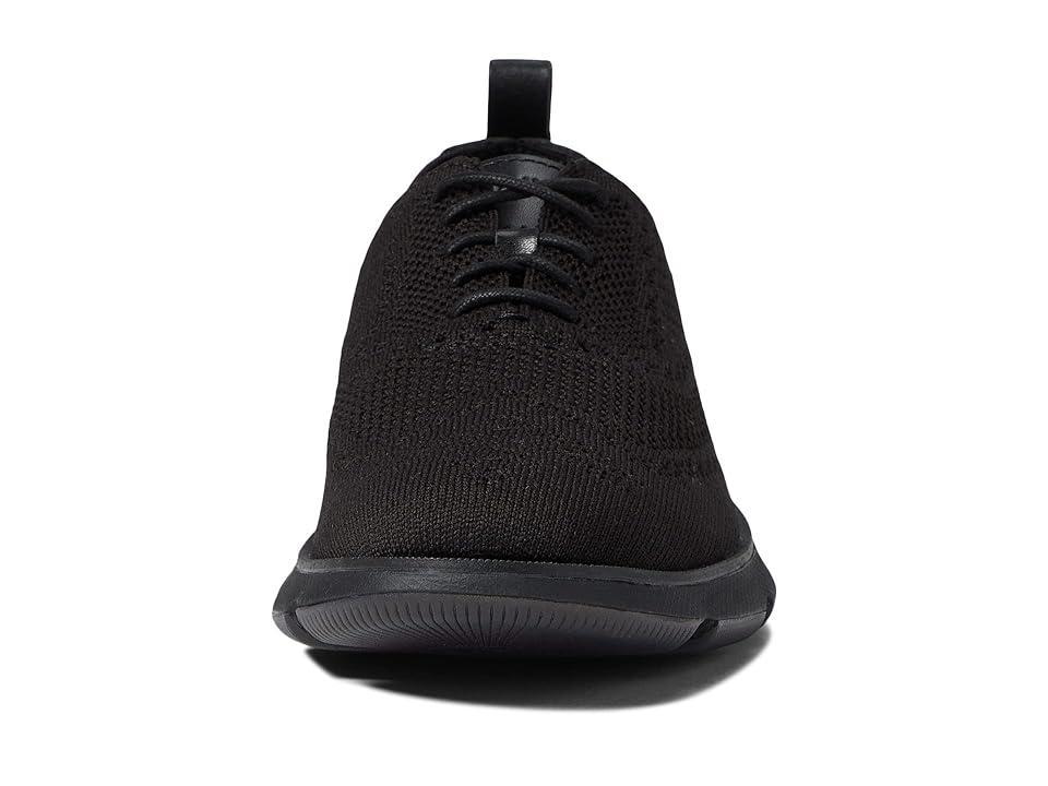 Cole Haan 4.Zerogrand Stitchlite Oxford (Black Knit/Black) Men's Shoes Product Image