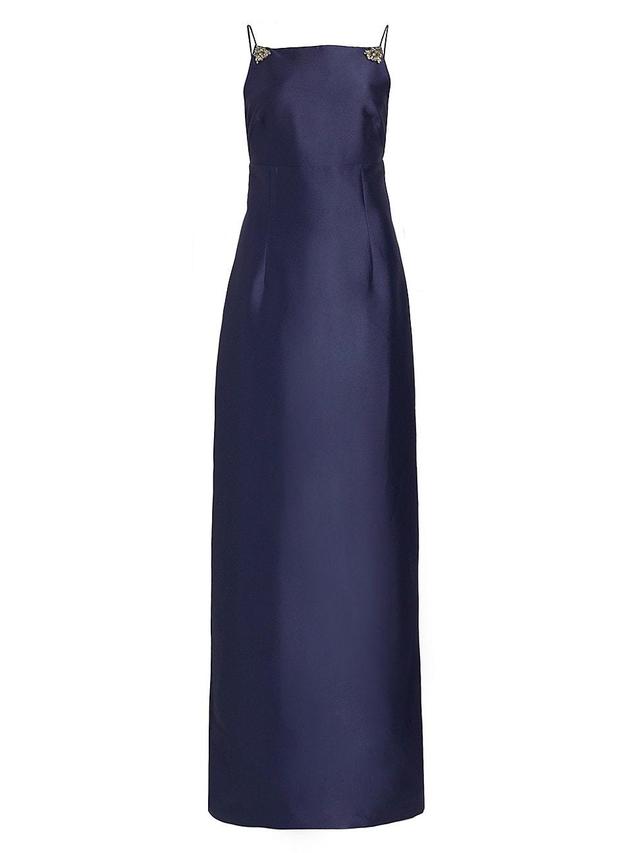 Womens Pryce Embellished Mikado Satin Gown Product Image