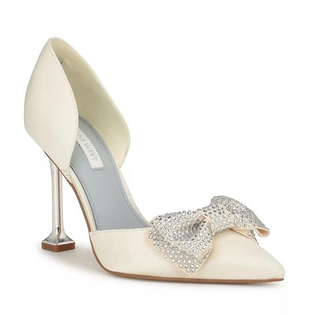 Nine West Fannie Bridal Womens Embellished Dress Pumps Product Image