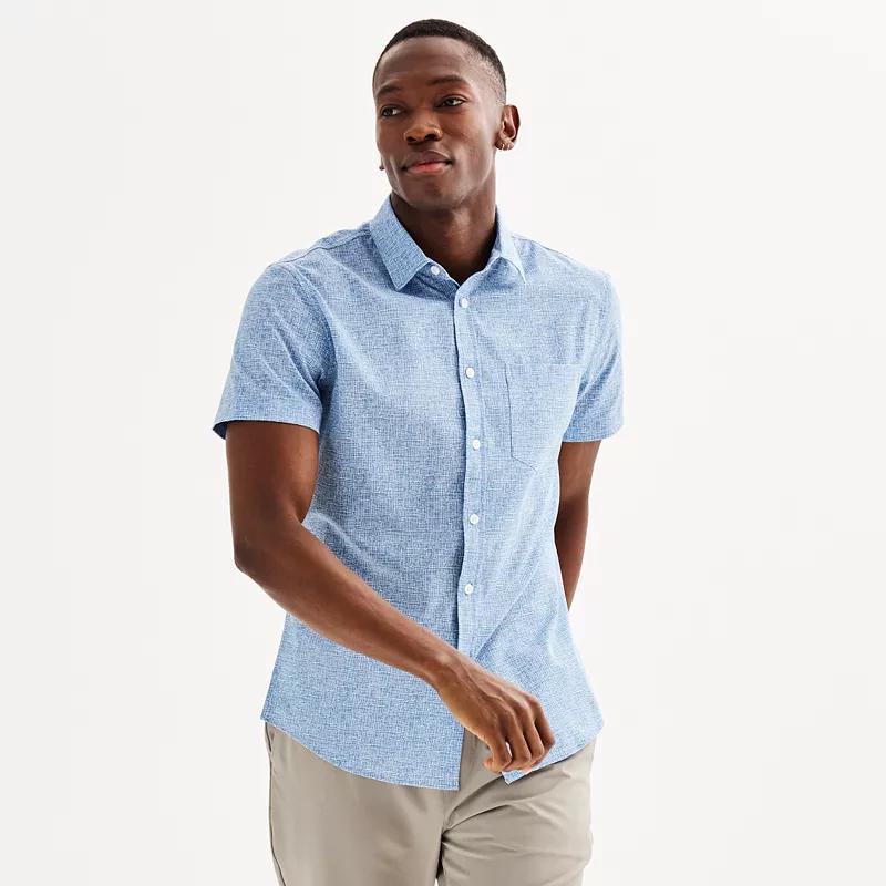 Mens FLX Slim Performance Untucked-Fit Button Down Shirt Product Image