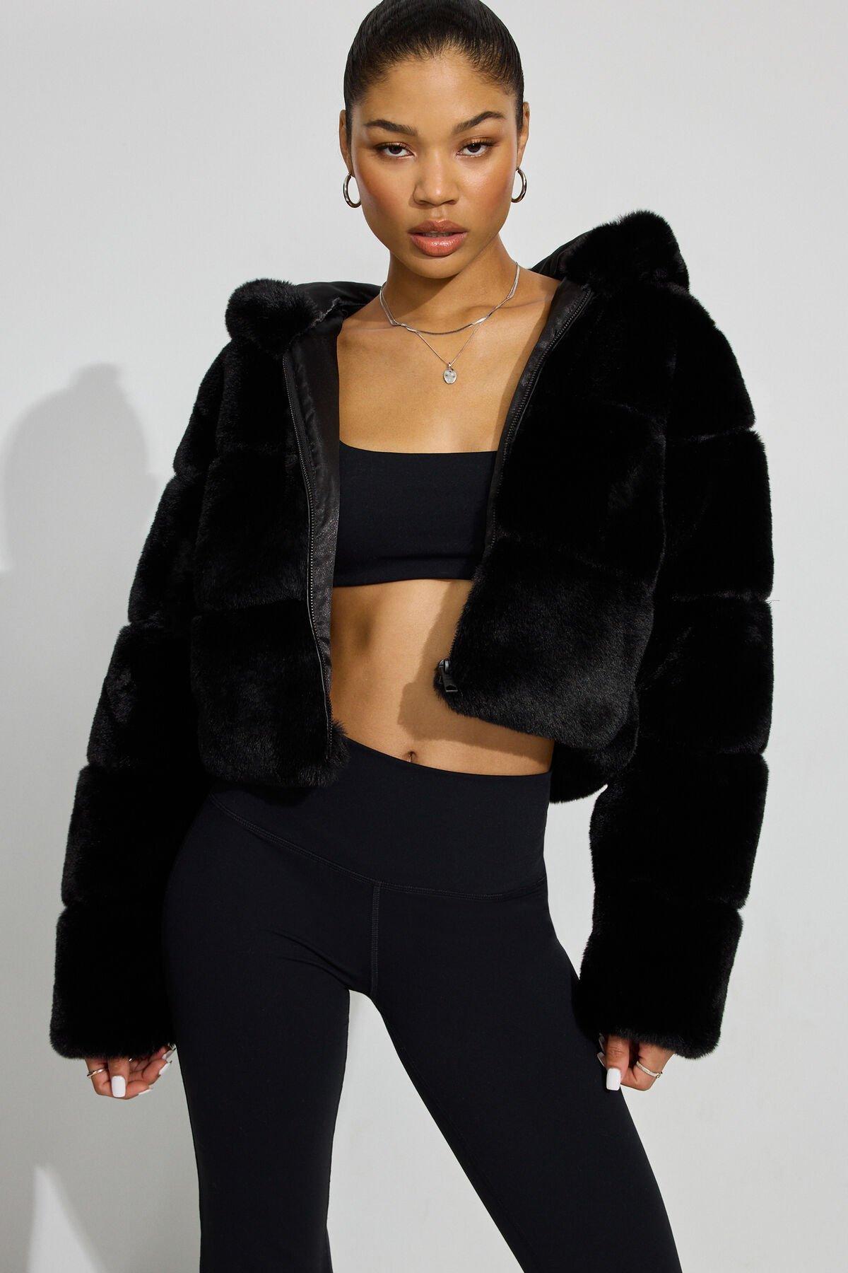 Faux-Fur Puffer Jacket Product Image