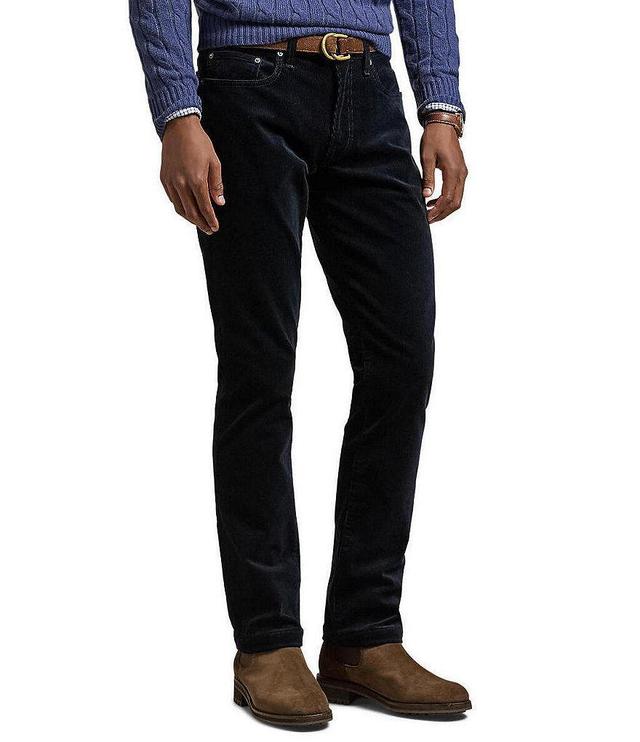 Polo Ralph Lauren Varick Slim-Straight Stretch Corduroy Pants Product Image