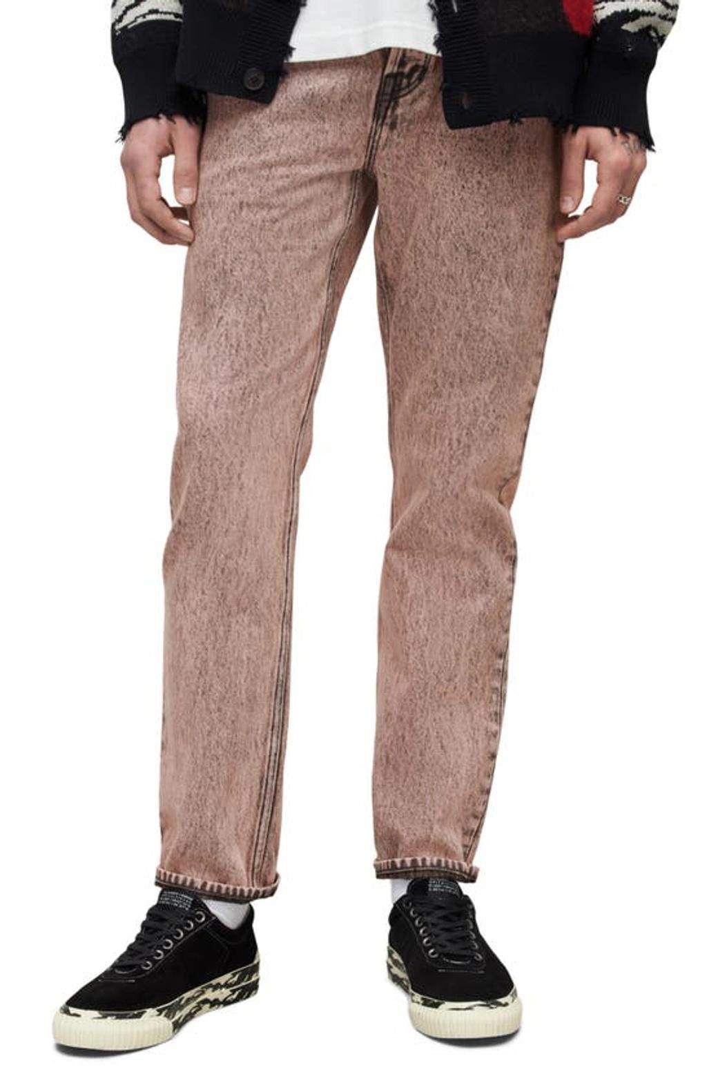 Curtis Overdye Slim Fit Jeans In Pink product image