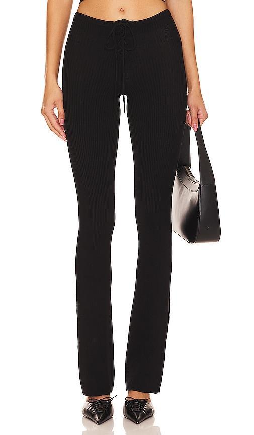 Camila Coelho Artemis Lace Up Knit Pant Size L, M, XS. Product Image