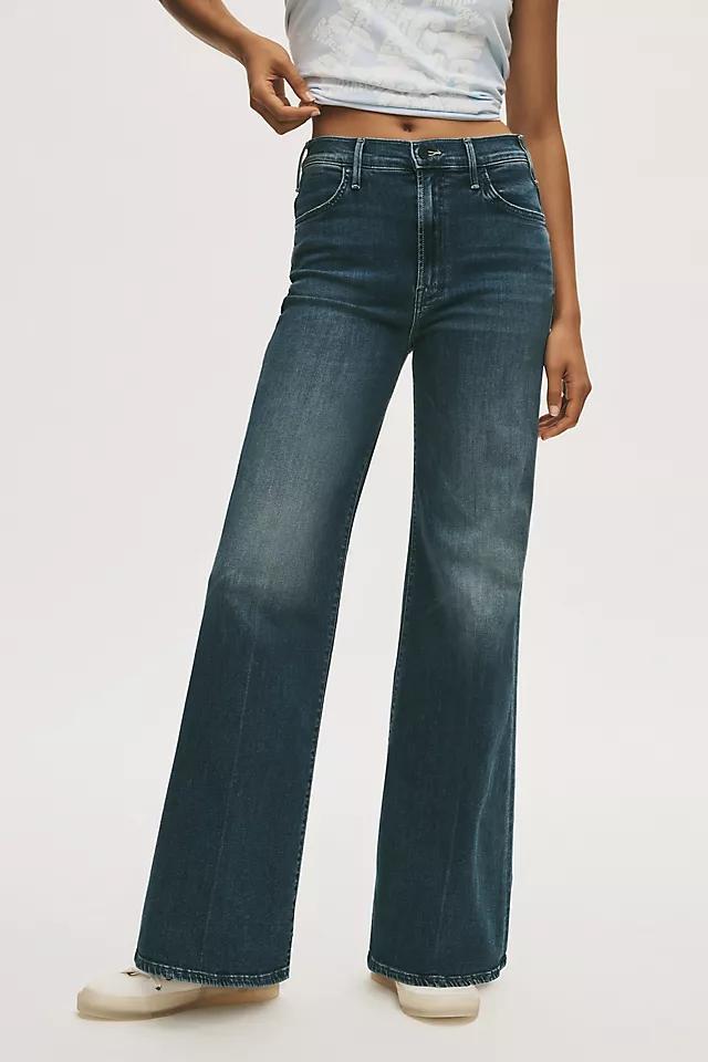 MOTHER The Hustler Roller Sneak High-Rise Wide-Leg Jeans Product Image