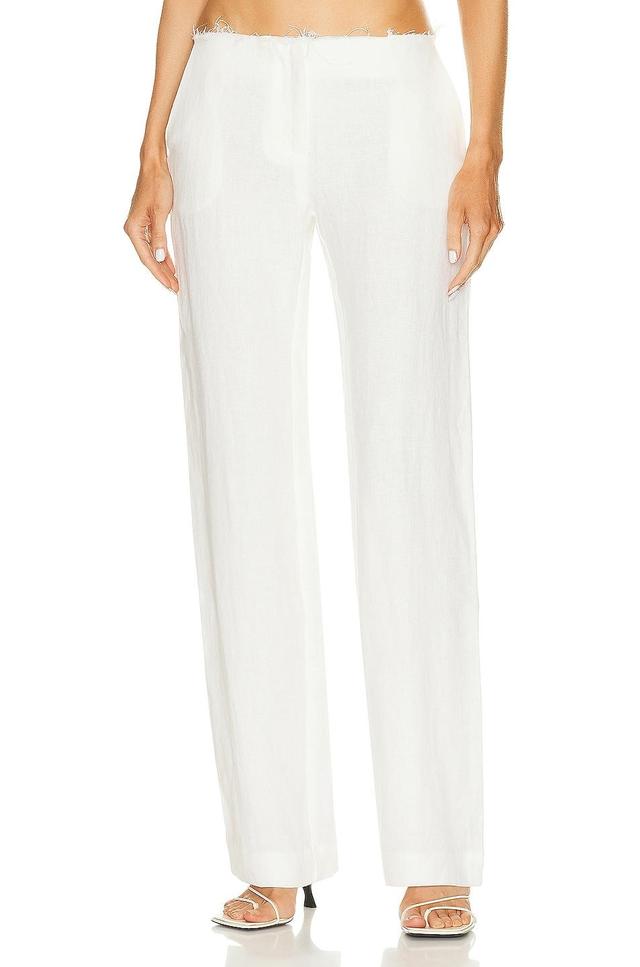 St. Agni Low Waist Pant Ivory. (also in ). Product Image