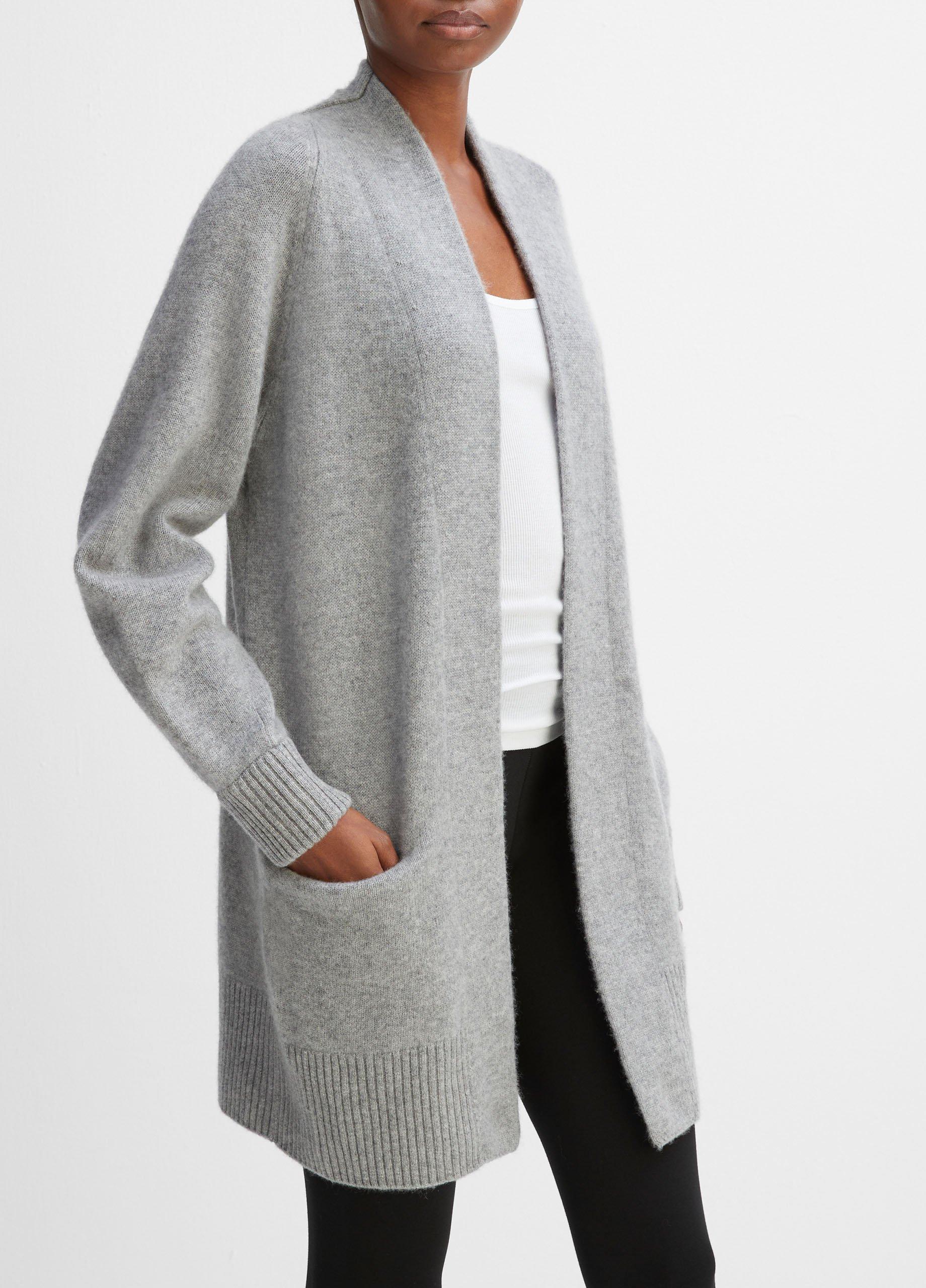 Cashmere Open-Front Cardigan Product Image