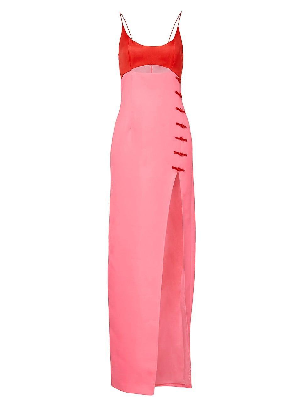 Womens Blake Colorblocked Cut-Out Dress product image