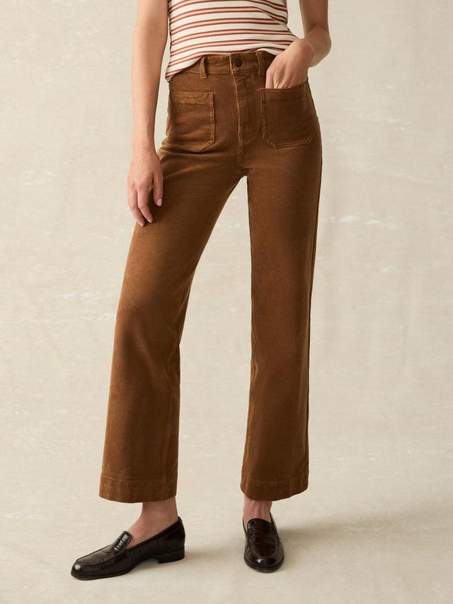 Softstretch Cord Patch Pocket Pant - Cord Brown Product Image