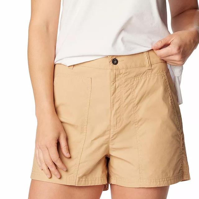 Womens Columbia Holly Hideaway High Waisted Washed Out Shorts Product Image