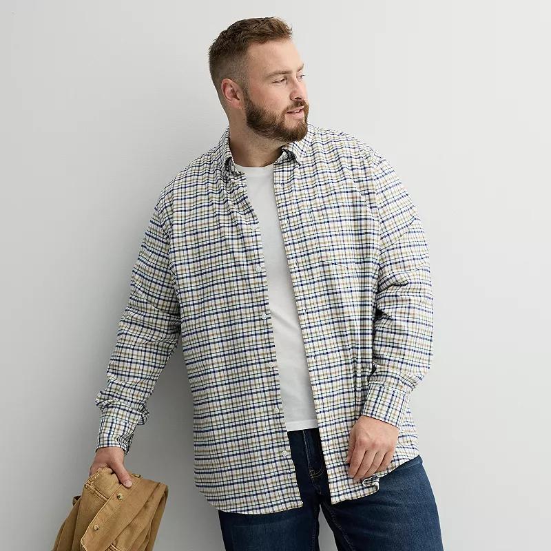 Big & Tall Sonoma Goods For Life Perfect Length Button-Down Shirt, Mens Product Image