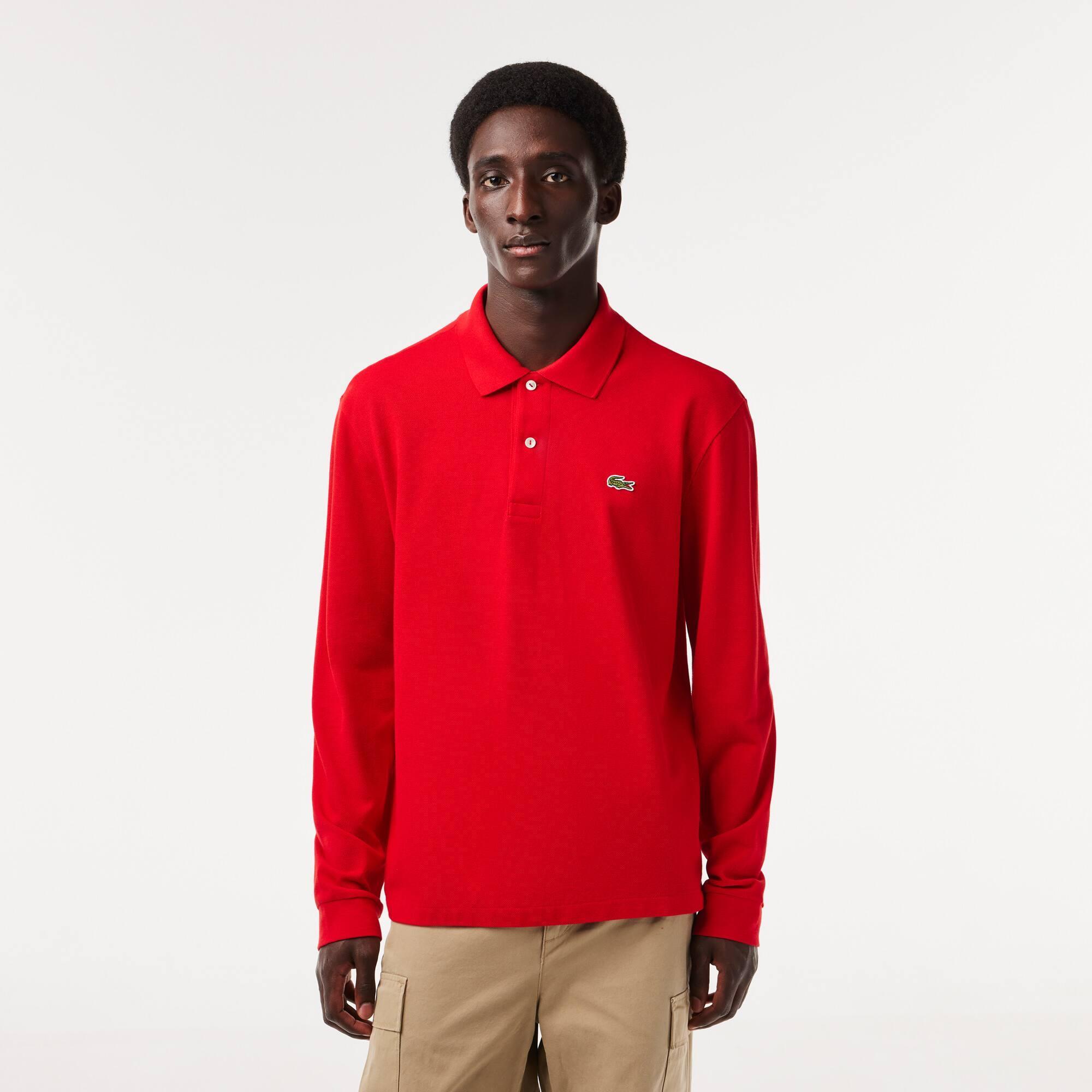 Classic Fit Long Sleeved L.12.12 Polo Shirt Product Image