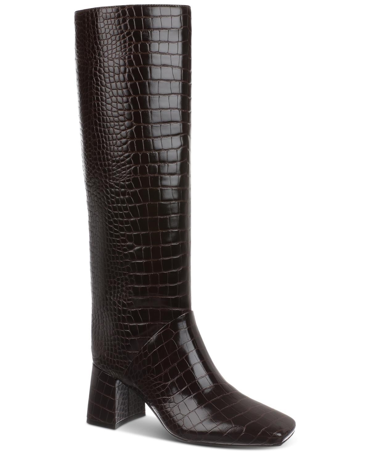 On 34th Womens Millerr Square-Toe Knee High Boots, Created for Macys Product Image