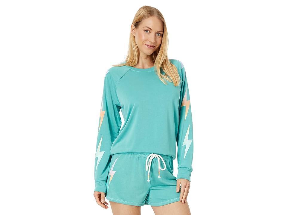 PJ Salvage Gradient Vibes Long Sleeve Pajama Top Product Image