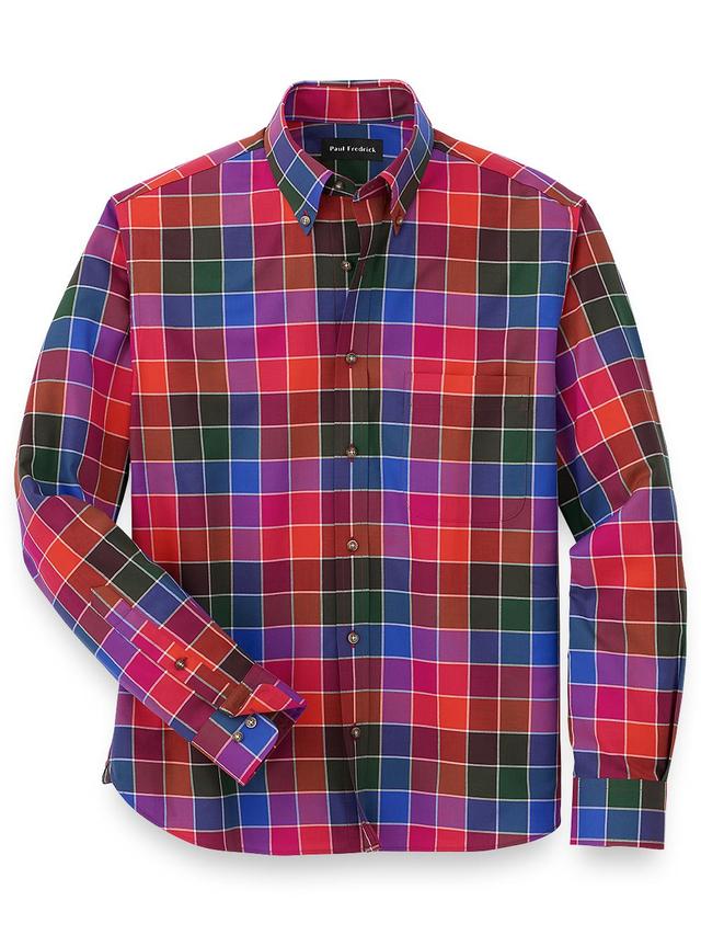 Cotton Buffalo Plaid Casual Shirt - Multi Product Image