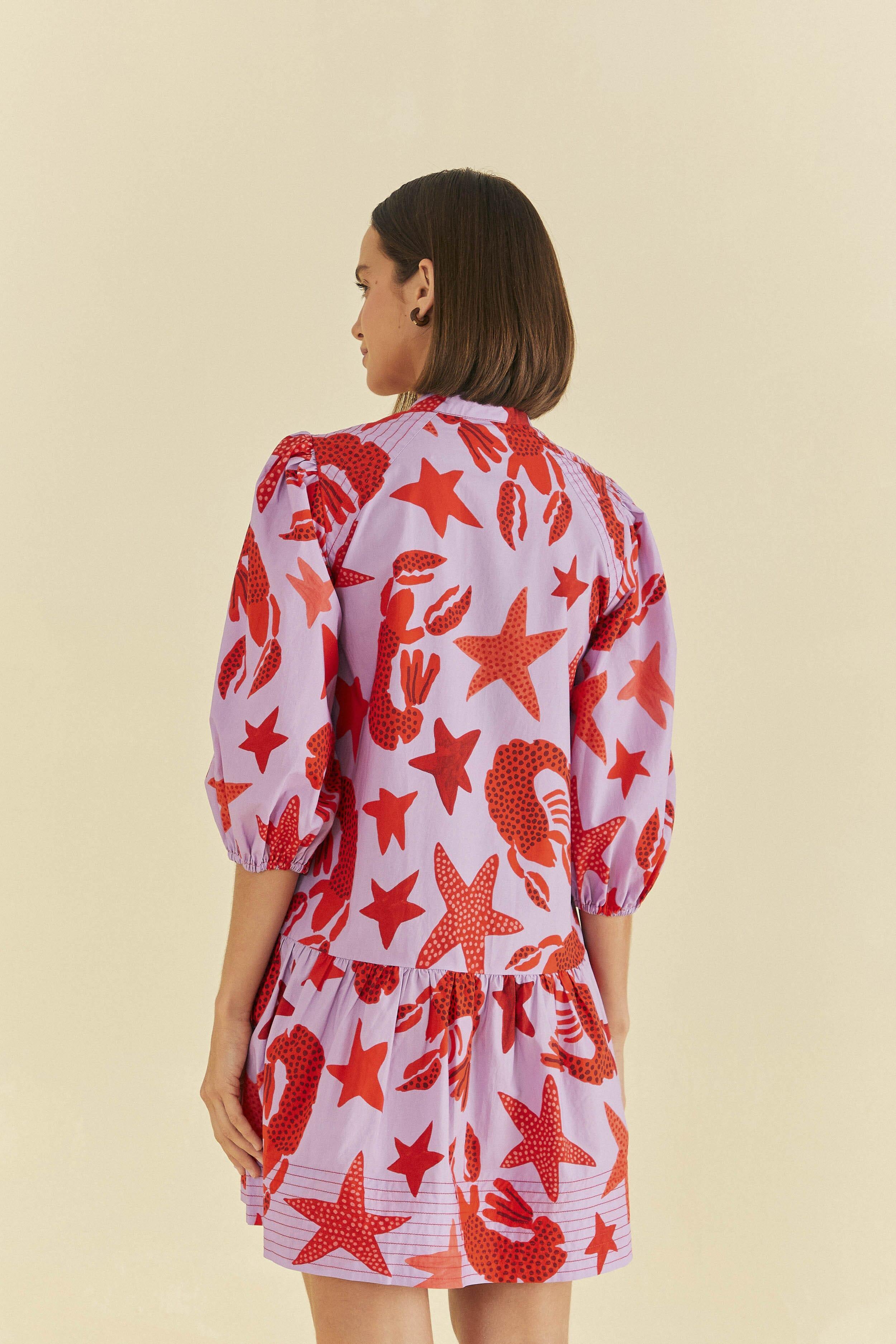 Lobster Sky Mini Dress Product Image