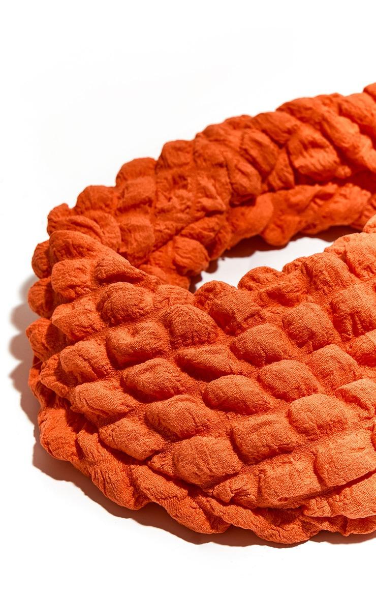 Orange Quilted Curved Grab Bag Product Image