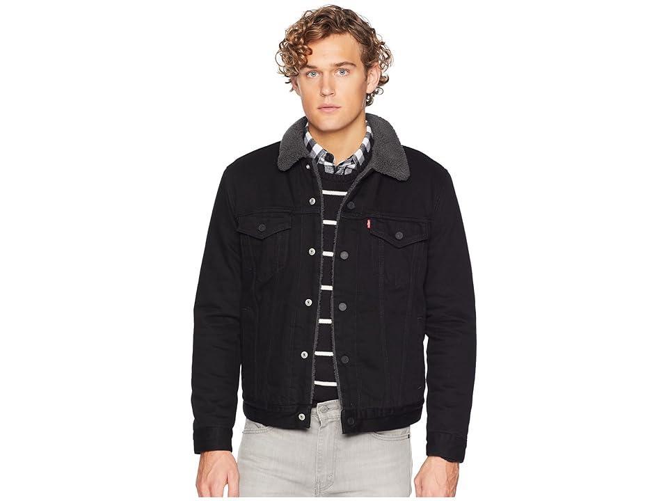 Levi's(r) Mens Type III Sherpa Trucker Jacket (Duvall) Men's Coat Product Image