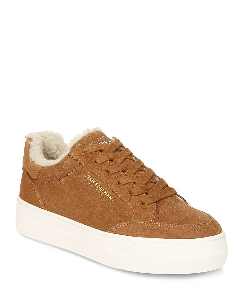 Sam Edelman Womens Wess Fleece Trim Sneakers Product Image