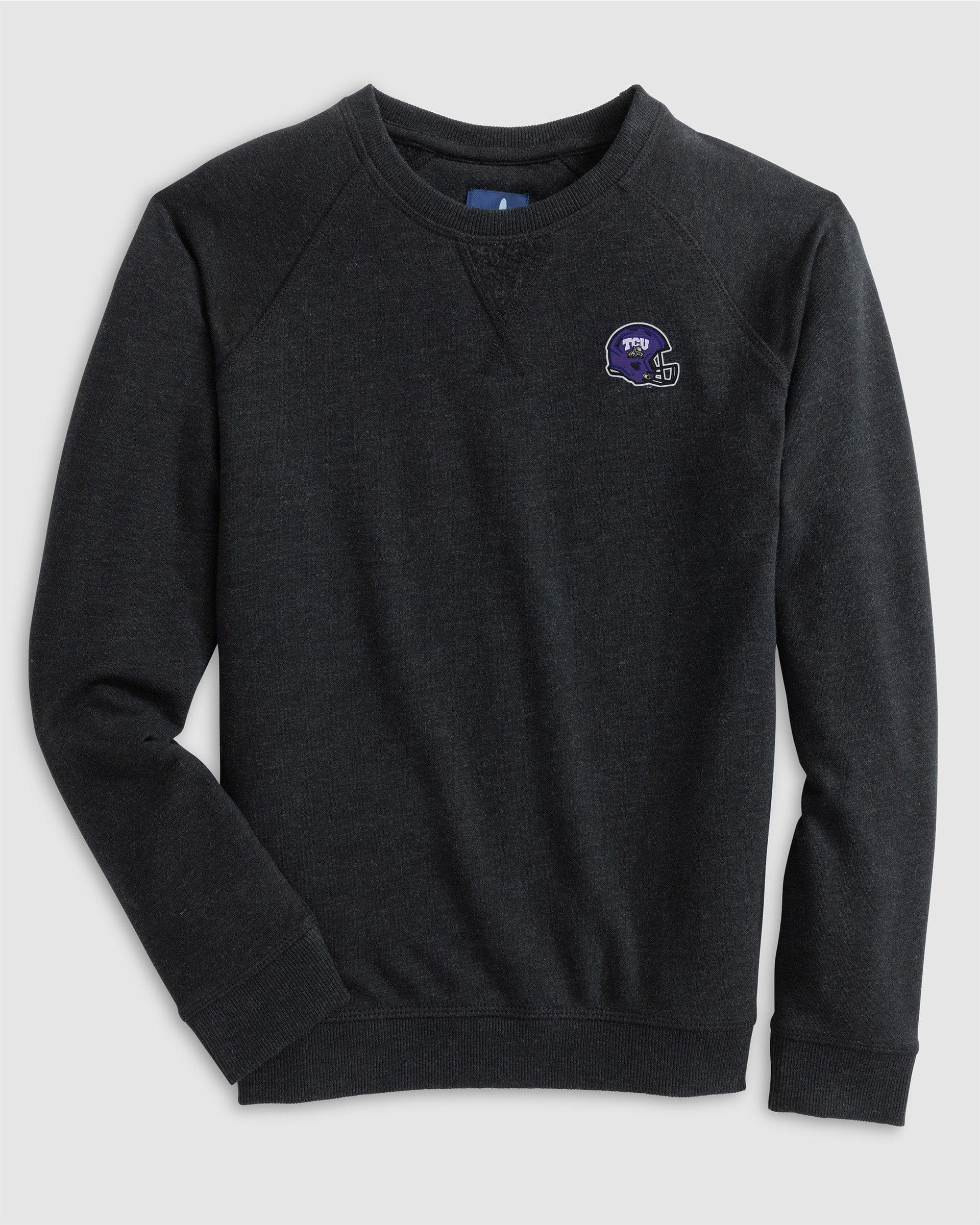 Texas Christian Freeman Jr. Crewneck Sweatshirt - Helmet Logo Boys Product Image