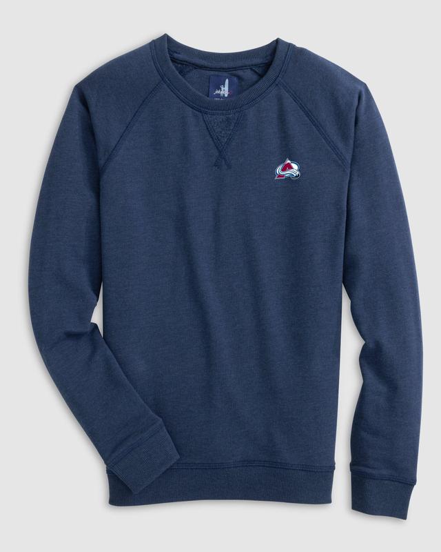 johnnie-O Colorado Avalanche Freeman Jr. Crewneck Fleece Sweatshirt Product Image