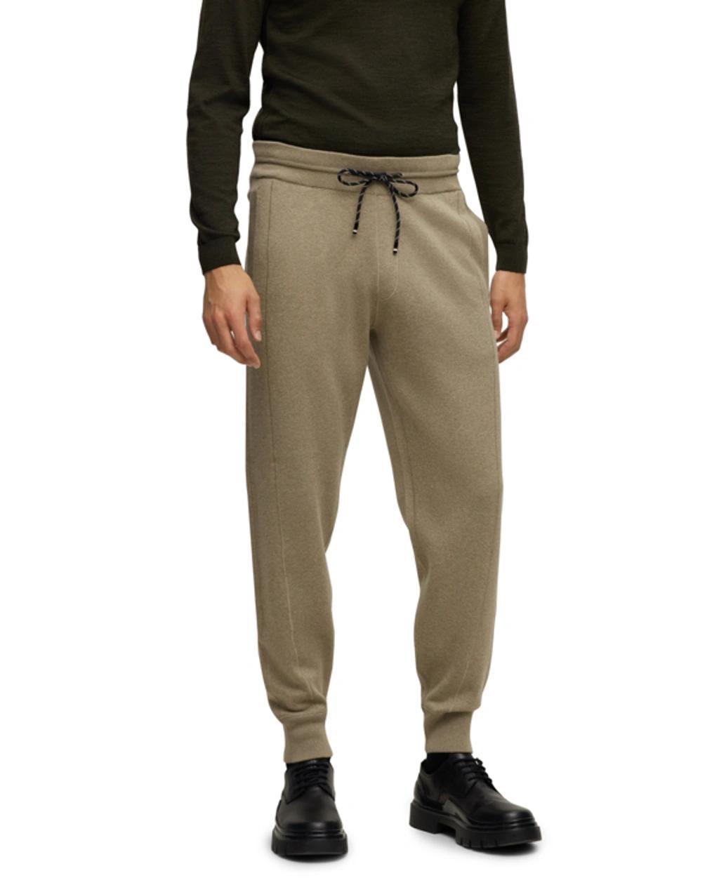 Boss By  Men's Regular-fit Tracksuit Bottoms In Light,pastel Green product image