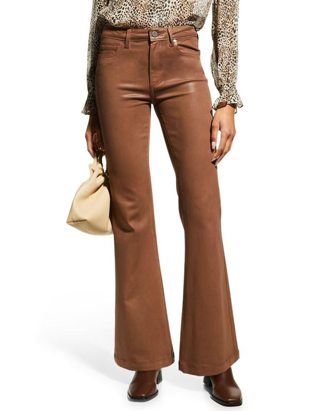 Paige Genevieve in Cognac Luxe Coating (Cognac Luxe Coating) Women's Jeans Product Image