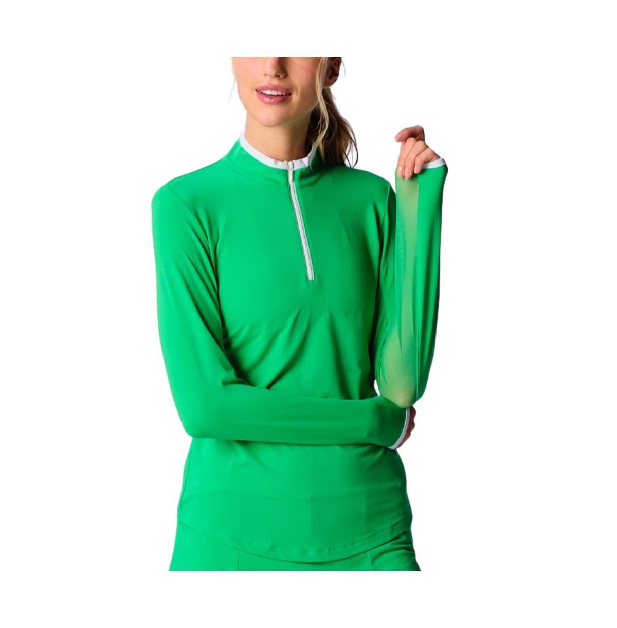 G Lifestyle Clothing Womens G Lifestyle Long Sleeve Color Block Mock Neck Top Product Image