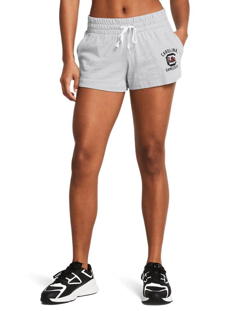 Women's UA Performance Cotton Collegiate Shorts Product Image