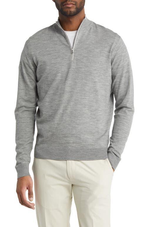 Peter Millar Crown Crafted Excursionist Flex Quarter Zip Merino Wool Blend Pullover Product Image