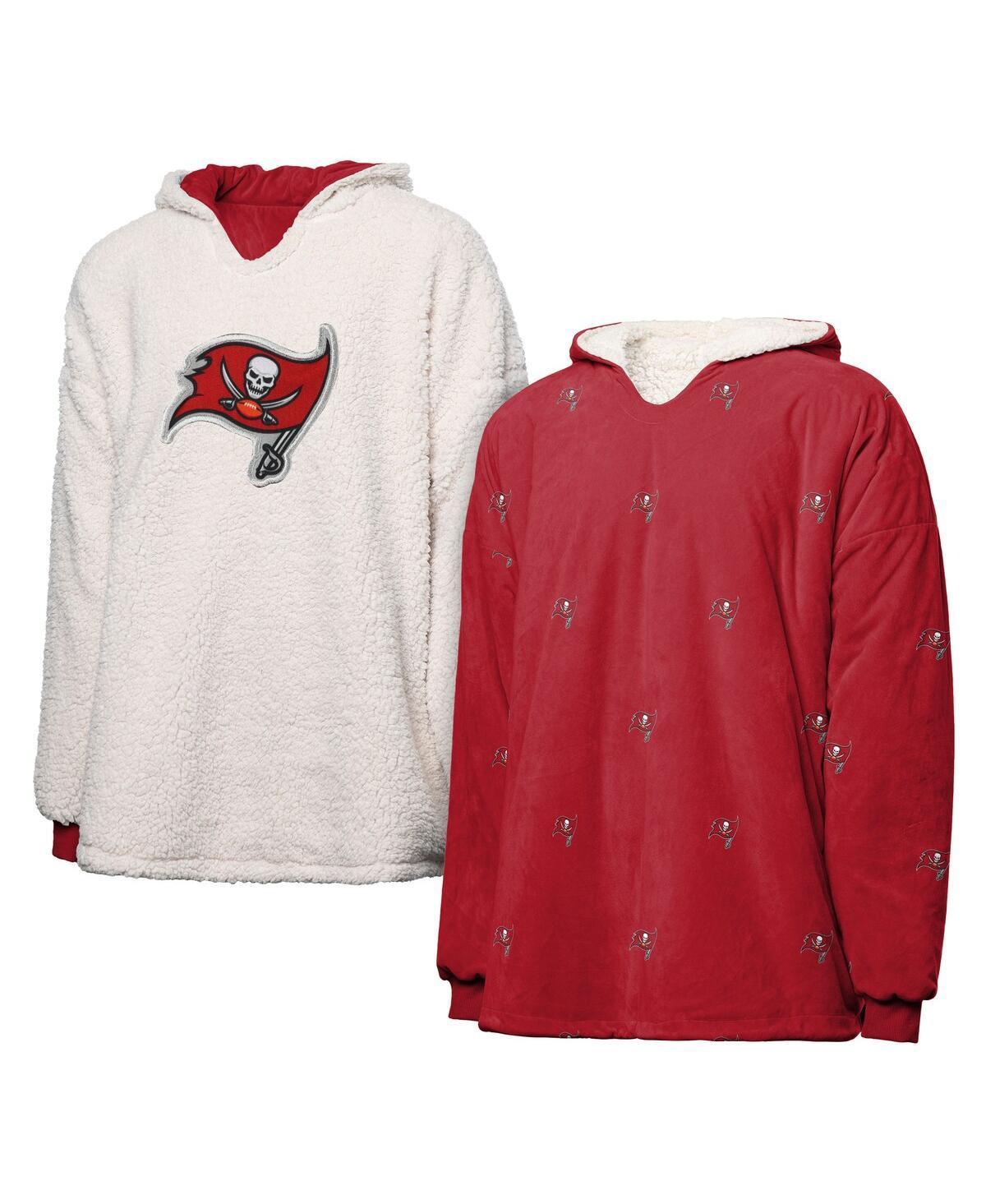 Womens FOCO /White Tampa Bay Buccaneers Repeat Print Reversible Hoodeez Product Image