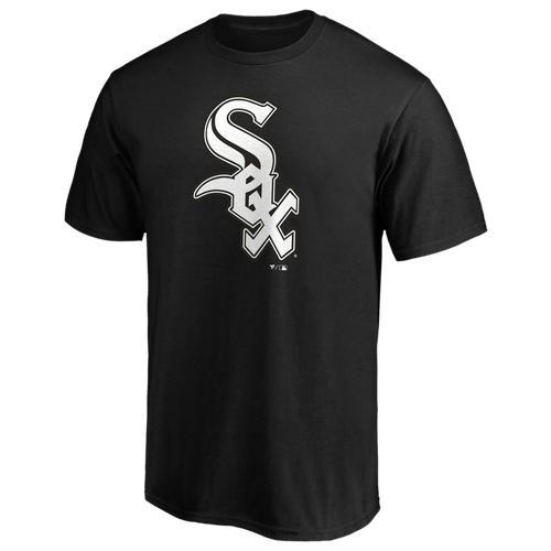 Mens Black Chicago White Sox Official Logo T-shirt Product Image