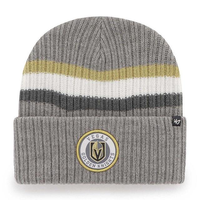 Mens 47 Charcoal Vegas Golden Knights Highline Cuffed Knit Hat Product Image